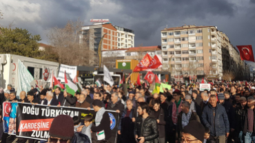 Elazığ'da Büyük Gazze Yürüyüşü