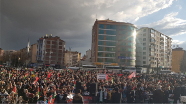 Elazığ'da Büyük Gazze Yürüyüşü