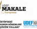 UDEF MAKALE YARIŞMASI